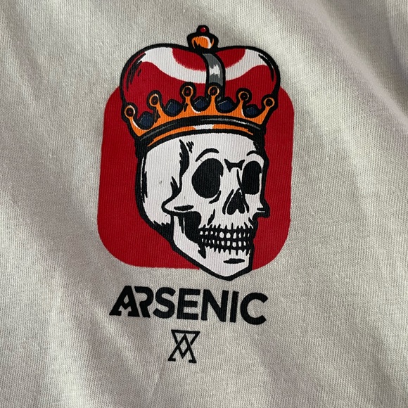 Skull Skater T-Shirt Arsenic Men’a Medium - Picture 3 of 4